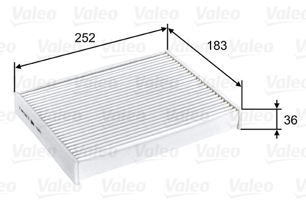 Фільтр, повітря у салоні   715803   VALEO