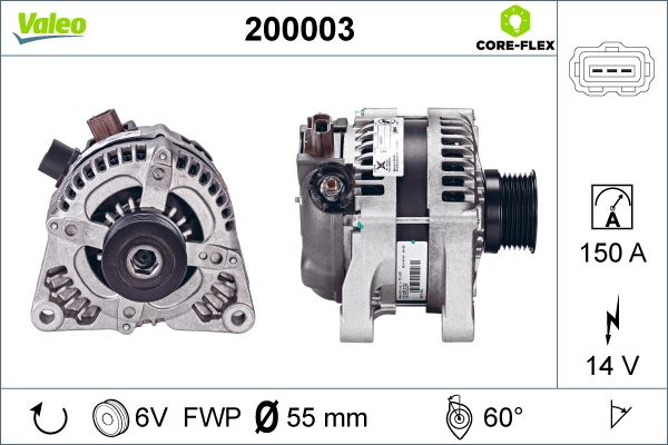 Генератор   200003   VALEO