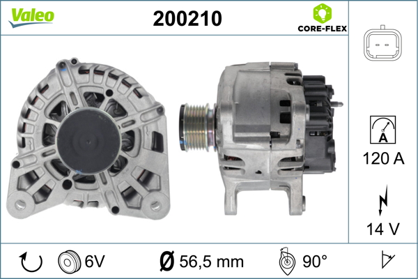 Генератор   200210   VALEO