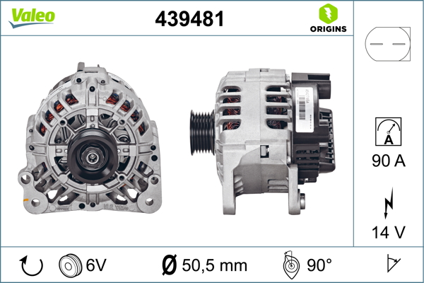 Генератор   439481   VALEO