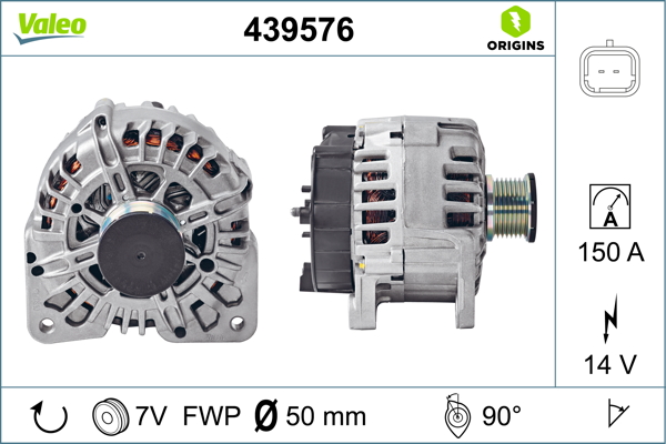 Генератор   439576   VALEO