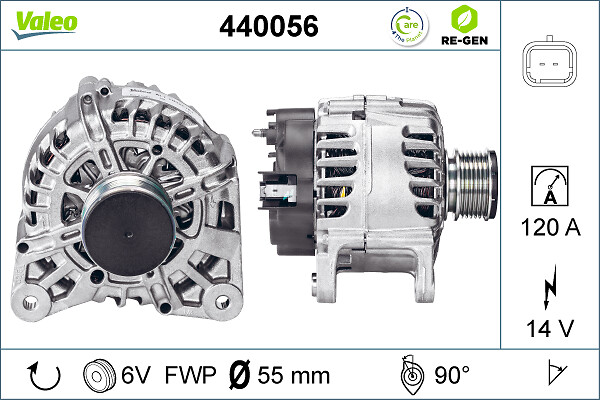 Генератор   440056   VALEO