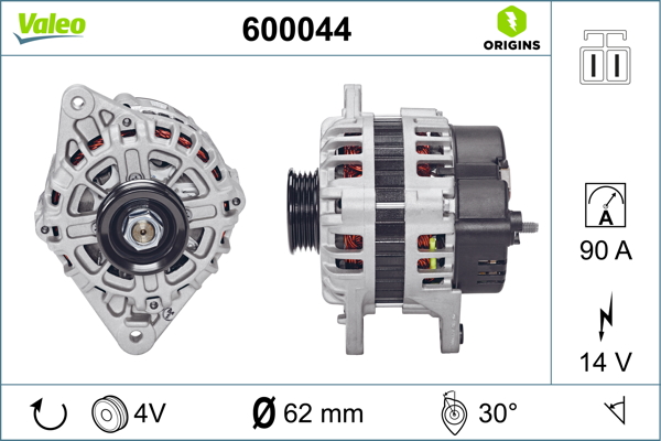 Генератор   600044   VALEO