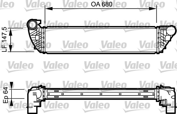 Интеркулер   817828   VALEO