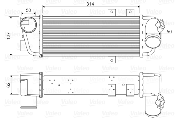 Интеркулер   818333   VALEO