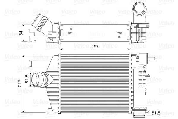 Интеркулер   818343   VALEO