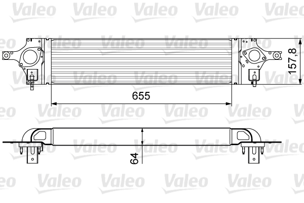 Интеркулер   818358   VALEO