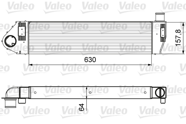 Интеркулер   818621   VALEO