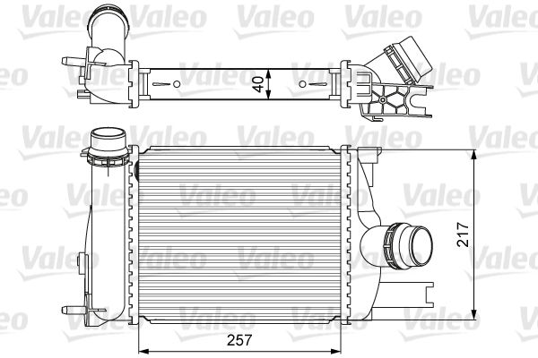 Интеркулер   818622   VALEO