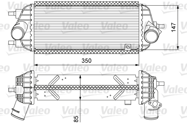 Интеркулер   818626   VALEO