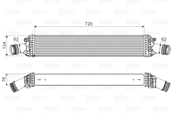 Интеркулер   818654   VALEO