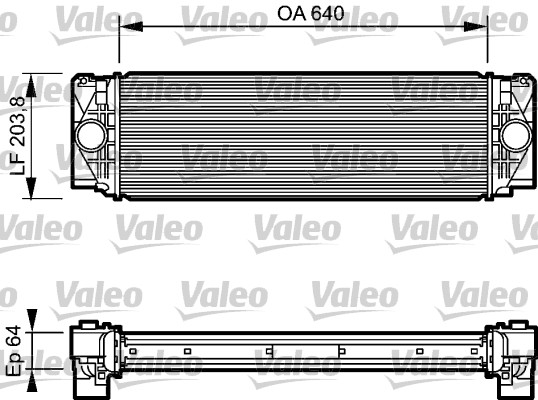 Интеркулер   818732   VALEO