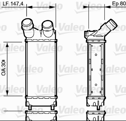 Интеркулер   818866   VALEO