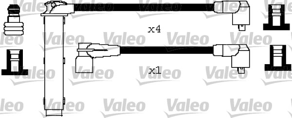 Комплект проводів високої напруги   346237   VALEO