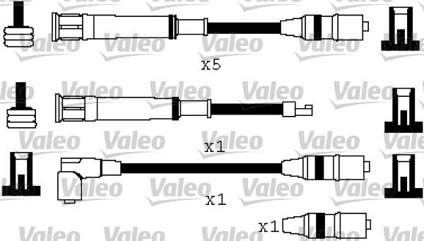 Комплект проводов зажигания   346574   VALEO