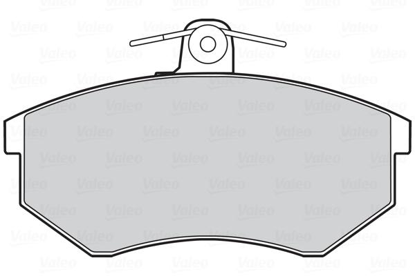 Комплект тормозных колодок, дисковый тормоз 301252 VALEO #1