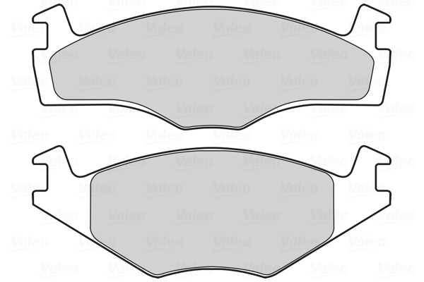 Комплект гальмівних накладок, дискове гальмо 301258 VALEO #1