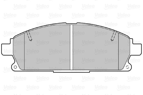 Комплект гальмівних накладок, дискове гальмо 301452 VALEO #1