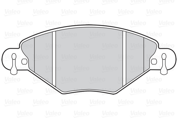 Комплект гальмівних накладок, дискове гальмо 302022 VALEO #1