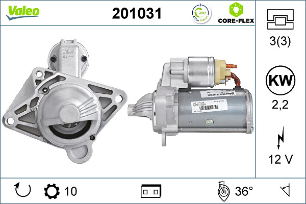 Стартер   201031   VALEO