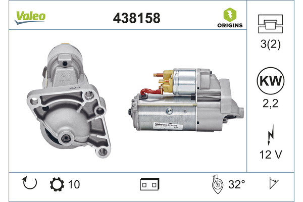 Стартер   438158   VALEO