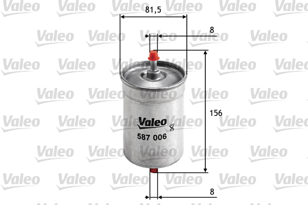 Топливный фильтр   587006   VALEO