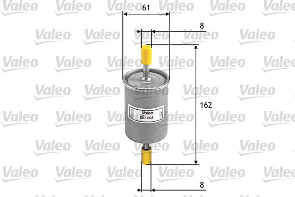 Фільтр палива   587008   VALEO