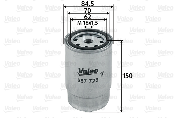 Фільтр палива   587725   VALEO