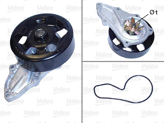 Водяной насос, охлаждение двигателя   506925   VALEO