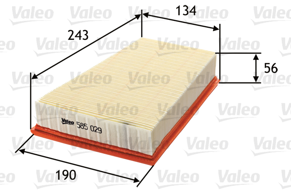 Повітряний фільтр   585029   VALEO