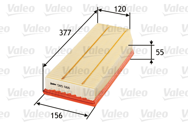 Воздушный фильтр   585066   VALEO