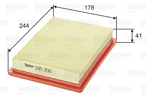 Повітряний фільтр   585250   VALEO