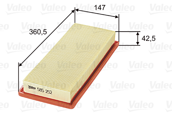 Повітряний фільтр   585252   VALEO