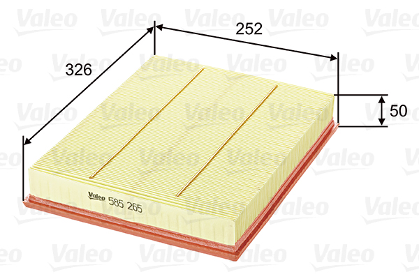 Повітряний фільтр   585265   VALEO