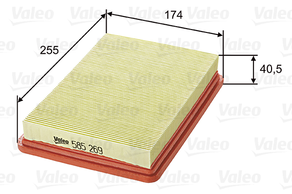 Повітряний фільтр   585269   VALEO