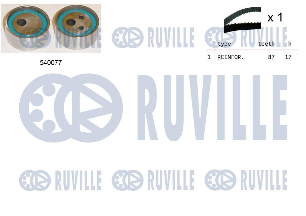 Комплект ремня ГРМ   550010   RUVILLE