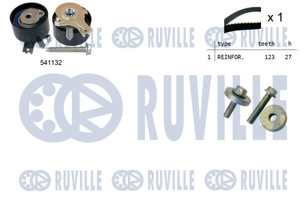 Комплект ремня ГРМ   550055   RUVILLE