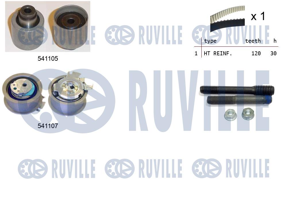 Комплект ремня ГРМ   550061   RUVILLE