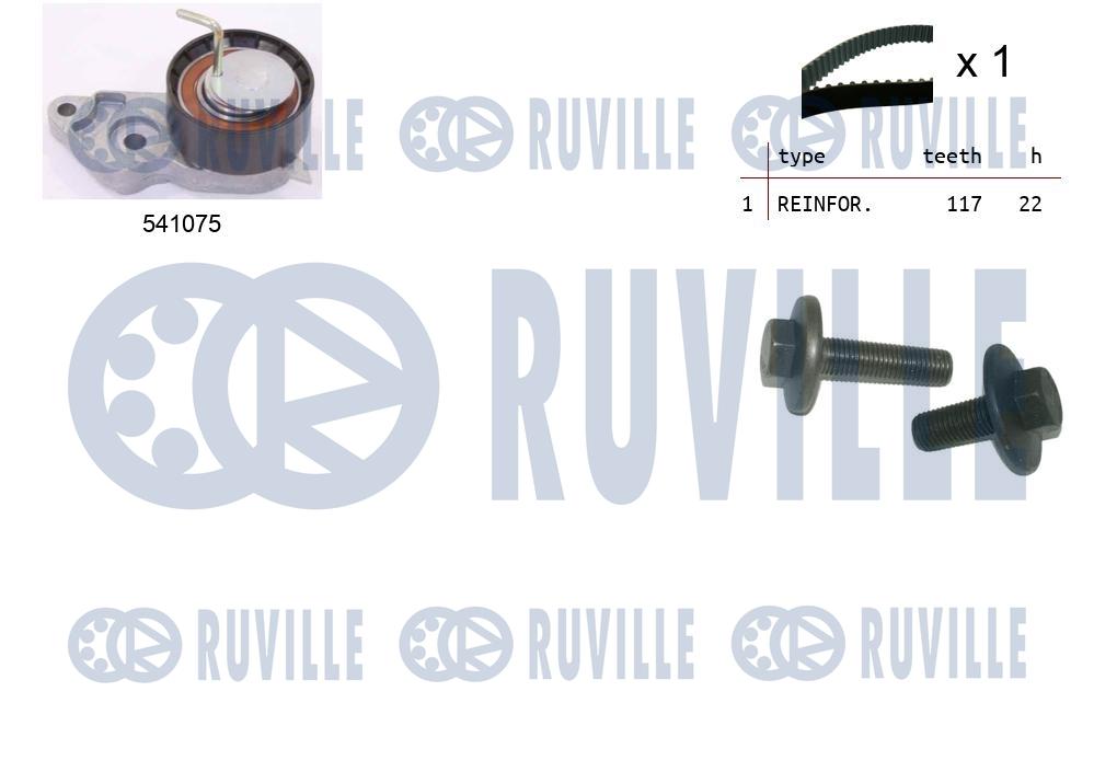 Комплект ремня ГРМ   550064   RUVILLE