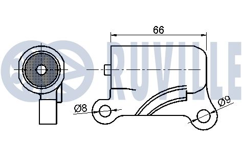 Демпфер, зубчастий ремінь 541969 RUVILLE #1
