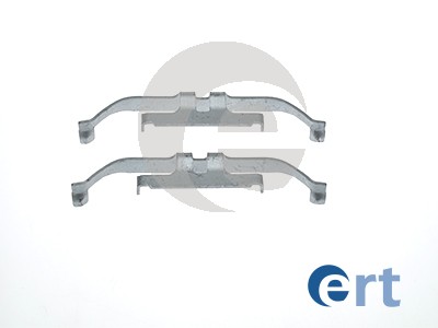 Комплект приладдя, накладка дискового гальма   420163   ERT
