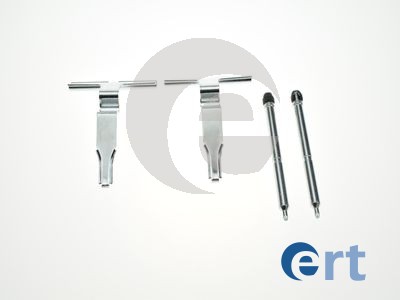 Комплект приладдя, накладка дискового гальма   420291   ERT