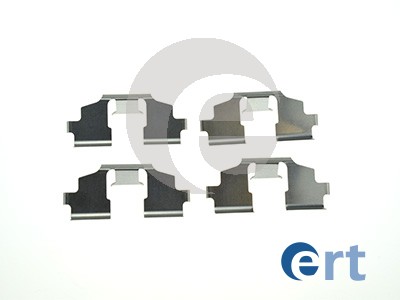 Комплект приладдя, накладка дискового гальма   420292   ERT