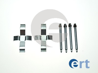 Комплект приладдя, накладка дискового гальма   420329   ERT