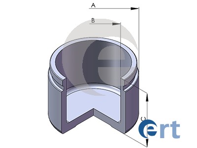 Поршень, корпус скобы тормоза   150262-C   ERT