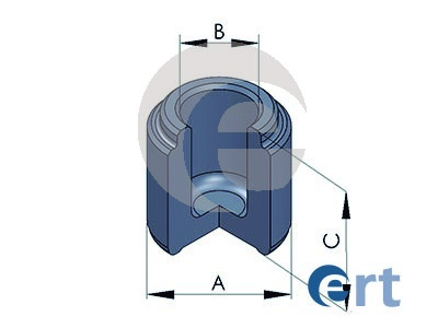 Поршень, корпус скобы тормоза   150272-C   ERT