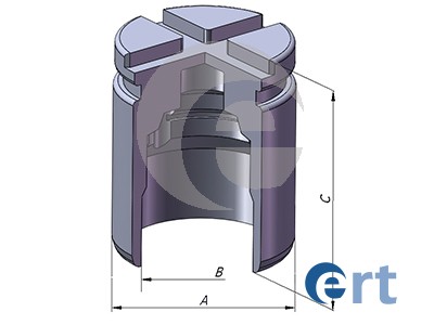 Поршень, корпус скобы тормоза   151292-C   ERT