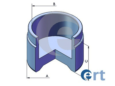 Поршень, гальмівний супорт   151324-C   ERT