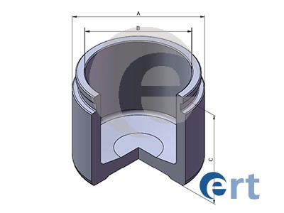 Поршень, корпус скобы тормоза   151346-C   ERT