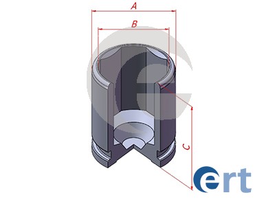 Поршень, корпус скобы тормоза   151439-C   ERT